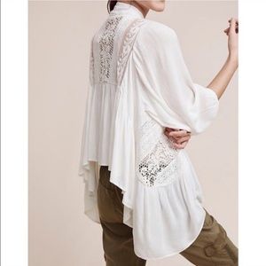 Anthropologie Elevenses Kenepa Lace Cardigan